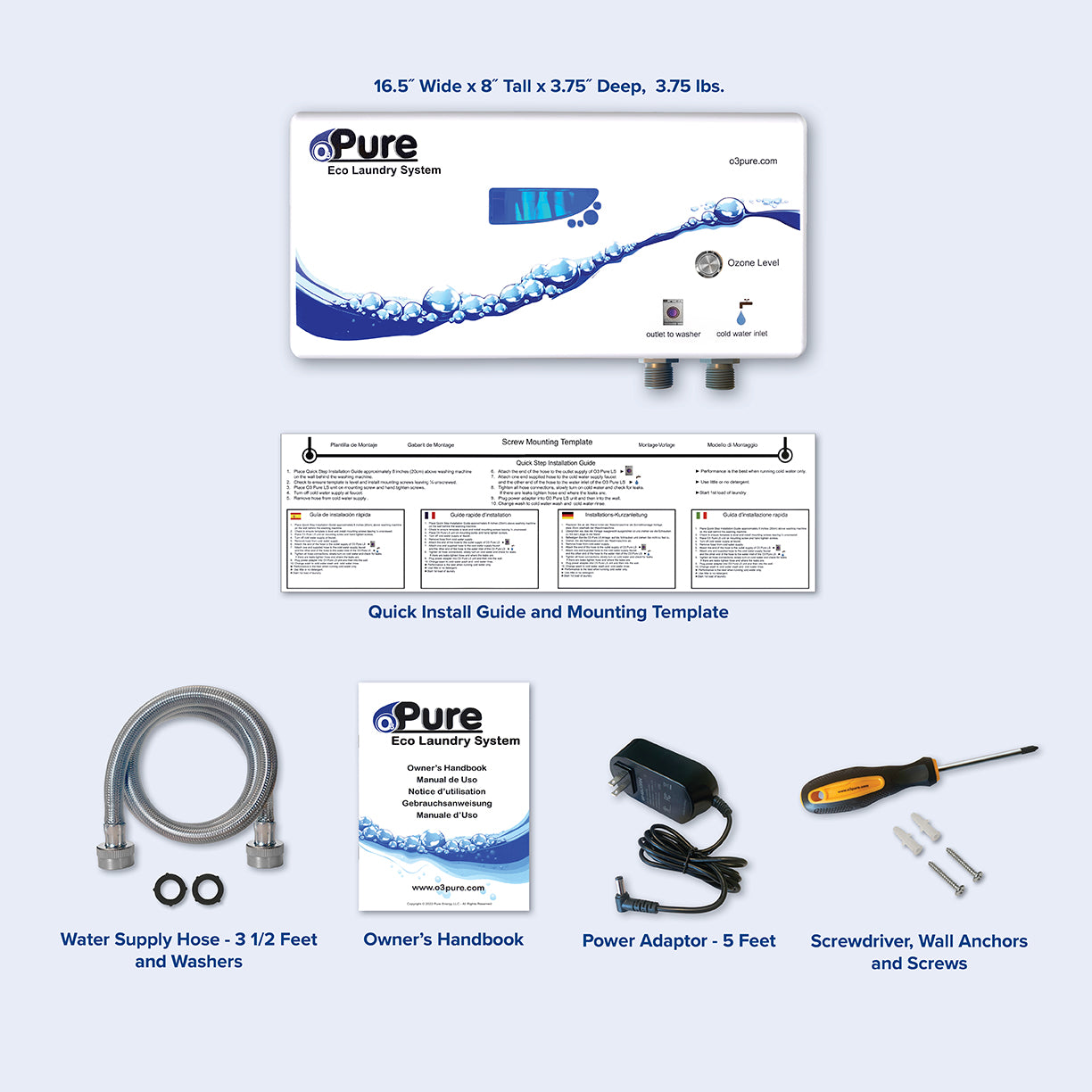 O3 Pure Eco Laundry System Pure Energy