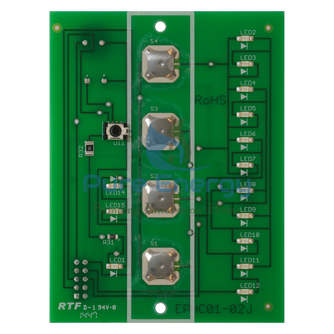 EdenPURE Front Control Board US011