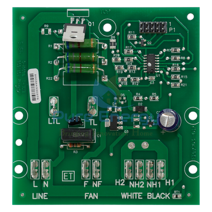 Eden PURE Rear PC Board for US1000 and GEN 4 Heaters