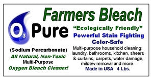 Soap - Farmers Bleach with Hydrogen Peroxide and Sodium Carbonate