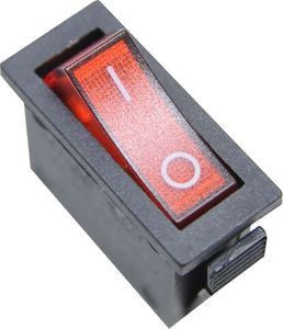 Power Switch -  Fireplace-  Red 3 Prong - WLPL/05